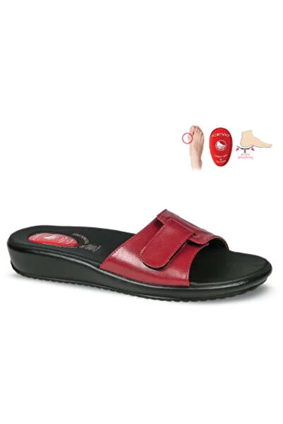 Ceyo 9200-12ı شبشب نسائي أحمر اللون لتقويم العظام