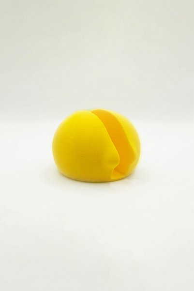 Alvina Atölye Lemon Shaped Decorative Napkin Holder - Design Kitchen Table Accessory - Yellow - Bioplastic