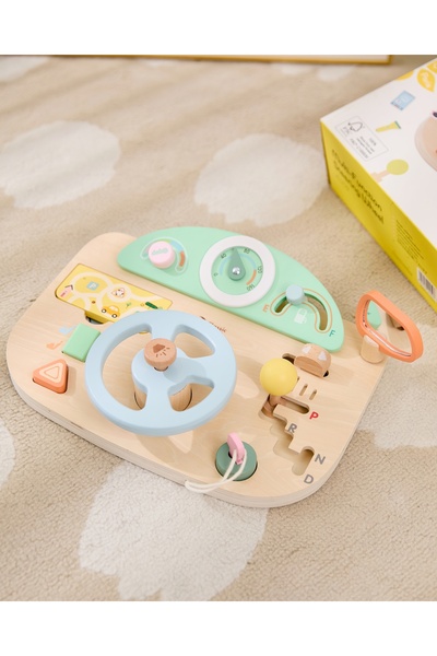 ETERNAL SUNSHINE Çok Fonksiyonlu Ahşap Aktivite Tahtası Oyuncak