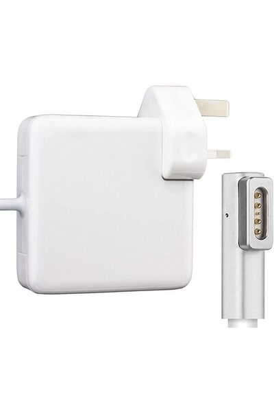 jsbazar شاحن MagSafe 1 بقوة 45 واط على شكل حرف 'L' لأجهزة MacBook Air 11/13 ب...