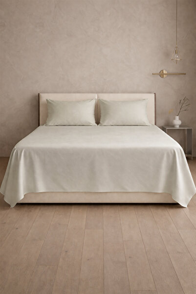 First Choice 100% Βαμβακερό Σατέν 200 TC (80 Κλωστές) Σετ Σεντόνια Απλά Ανοιχ...