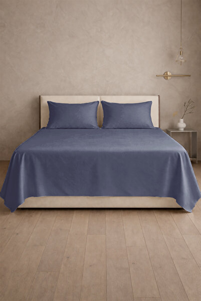 First Choice 100% Βαμβακερό Σατέν 200 TC (80 Κλωστές) Σετ Σεντόνια Επίπεδα Ec...