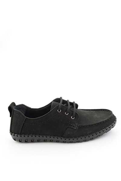 Bambi Чоловіче повсякденне взуття з натуральної шкіри чорного кольору E019004...