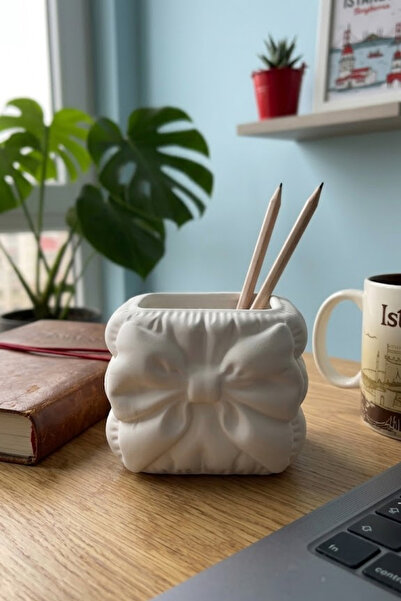 fao shop 7/24 Çalışma Alanı Beyaz 14x12 cm | Fiyonk Form Kalemlik Organizer M...