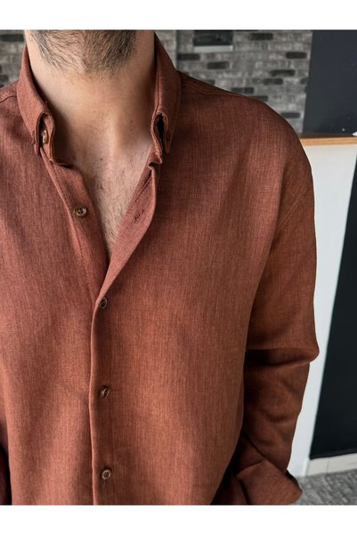 Beylerce Sofya Linen Regular Fit Shirt