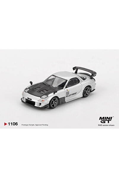 HOT WHEELS ميني جي تي 1/64 مازدا آر إكس-7 ري-أمييا فضي ميتاليك MGT01106