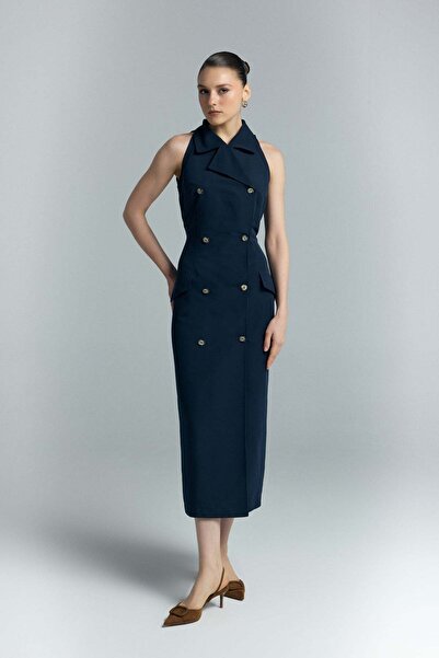 Sateen Φόρεμα Jessi - Ναυτικό μπλε