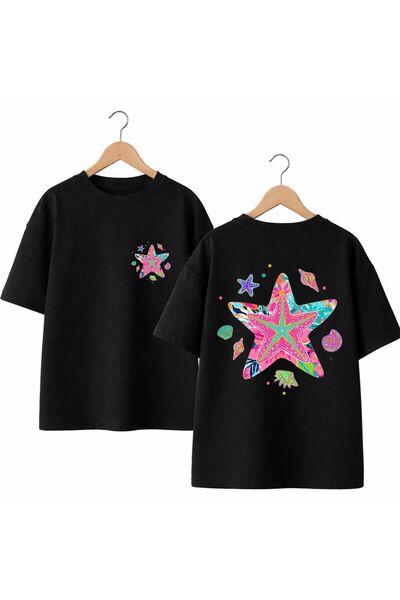 playwear Μπλουζάκι με στάμπα Sea Shell Star στην πλάτη και στο στήθος, 100% β...