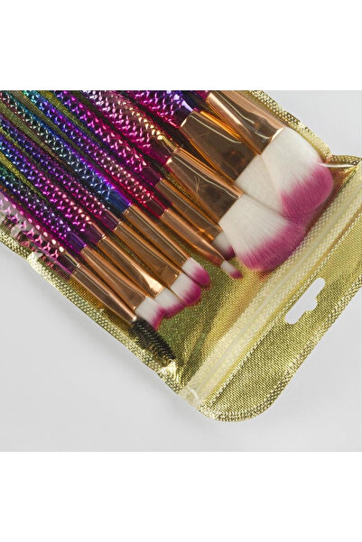 TakÇalıştır Ieg ™   Ocean 10-Piece Fish Makeup Brush Set