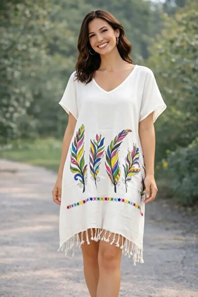 ELİTE NOVA SHOPPİNG Organic Bamboo Woven %100 Cotton Pareo – Casual Model Sta...