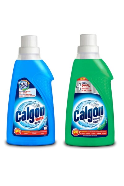 Calgon Комплект 2х Разтвор против варовик 750мл, Calgon, 3в1, Хигиена + Гел