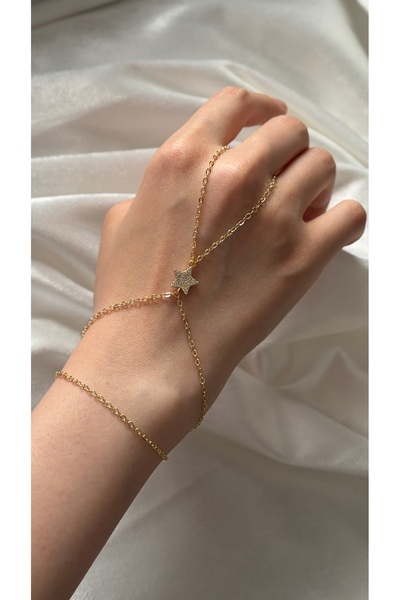 Ezremu Store Yıldız Figürlü Gold Çelik Şahmeran