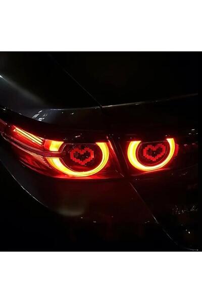 Freya ملصق مصباح التوقف بتصميم قلب، مجموعة ديكور مصابيح خلفية بتصميم قلب من ن...