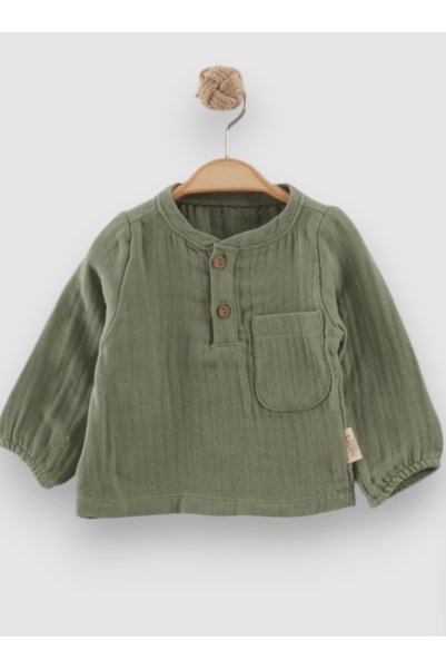 ASİLA Baby boy muslin bottom top set