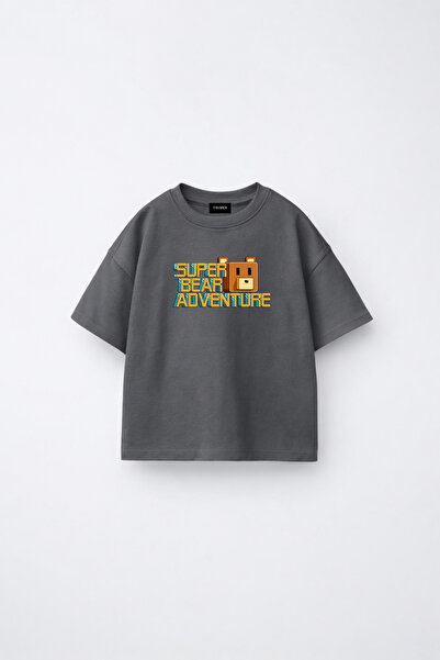 fasardi Super Bear Adventure Super Bear cu imprimeu supradimensionat bumbac 1...