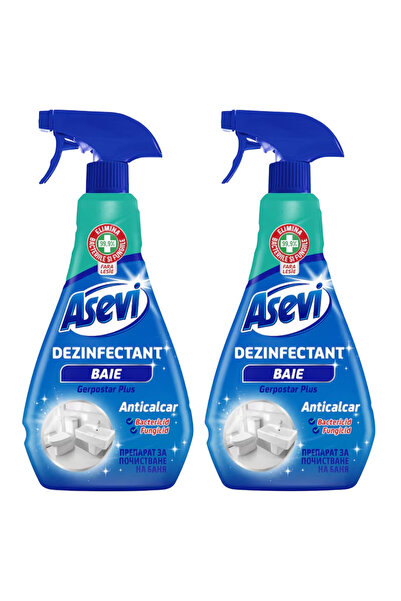 ASEVI Set 2x Anti-Lime &amp; Anti-Leak Bathroom Solution, 750ml