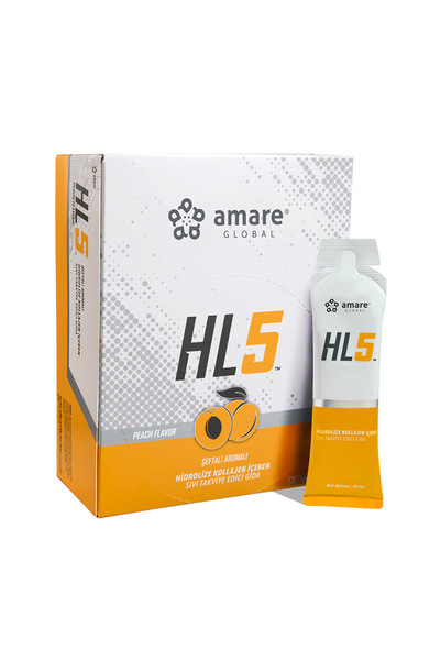 vevitamin Amare Global HL5 Şeftali 30 Saşe | Sıvı Kolajen Protein Desteği | C...