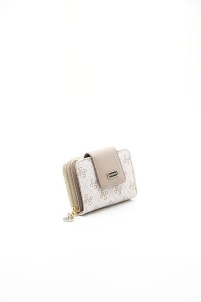 Silver Polo Silver & Polo Beige - Sand Sp935 Women's Wallet & Card Holder