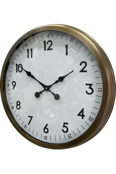 ForWhat 60cm Vintage Motif Wall Clock for Office Home Office Gift