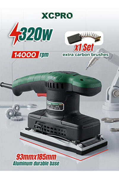 XCPRO Finishing Sander 320W 93x185mm 14000rpm Electric