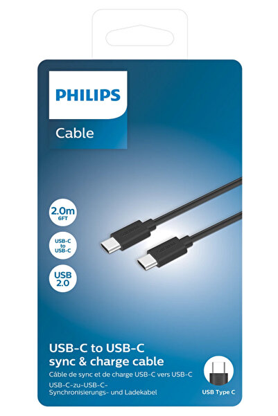 Philips Cablu Date Incarcare 2 M Usb-C La Usb-C