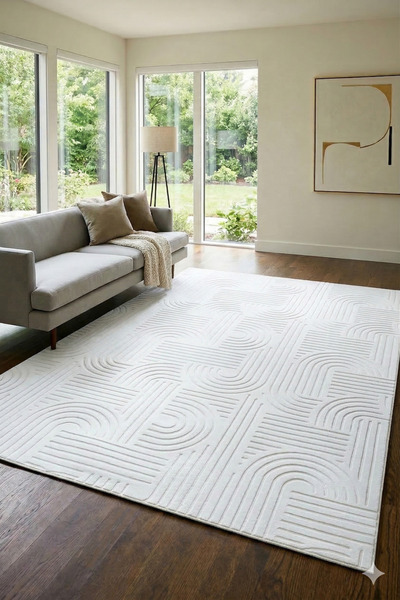 Şiva Home Non-Slip Sole Units Rug Cutting Runner Rug Living Room Hallway Kitc...