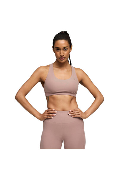 Puma Bustiers Cloudspun Bra - Mid, Fialová, Dámská