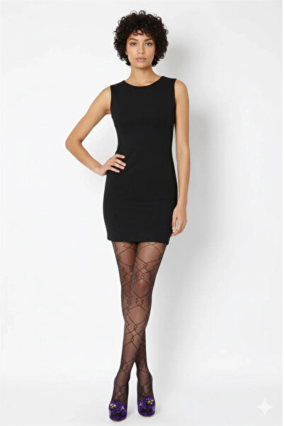 Generic Brand Daymod Women's Regina Patterned Pantyhose