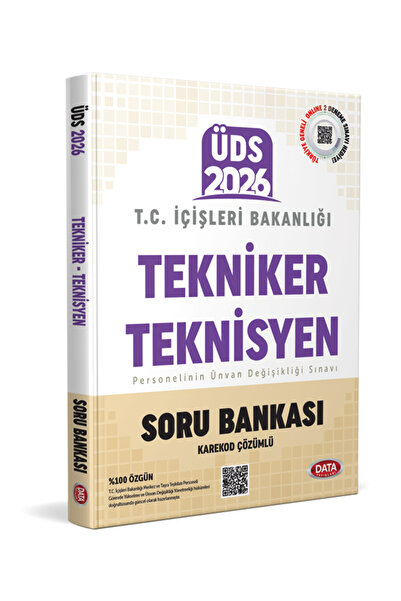 Data Yayınları T.C. İçişleri Bakanlığı Tekniker - Teknisyen ÜDS Soru Bankası ...