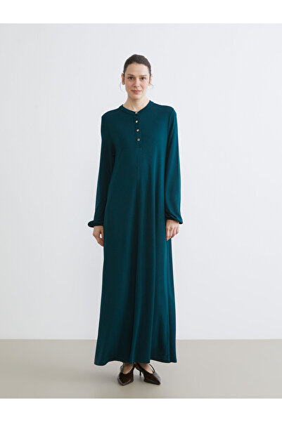 LC Waikiki Women's Grandad Collar Dress