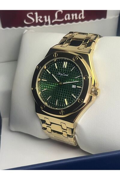 Skyland ساعة (Sky Land) رجالية تعمل بنظام كوارتز عالي الجودة لضمان دقة الوقت ...