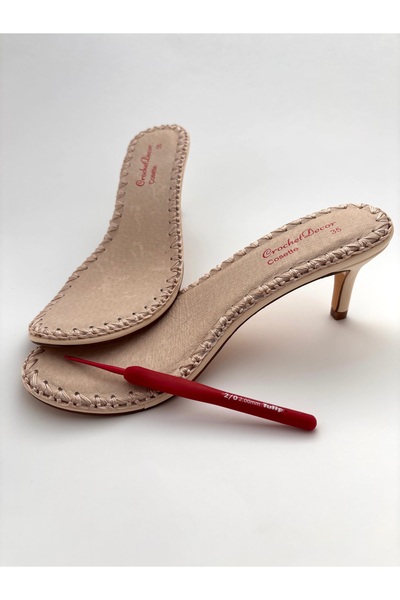 Crochet Decor Cosette sole size 39 (25.6 cm) for crocheted shoes