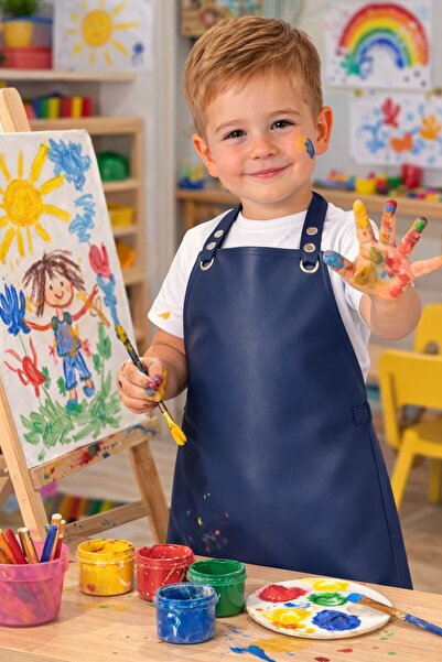 Jaju Baby Водоустойчива детска престилка за рисуване |   Подходящо за възраст...