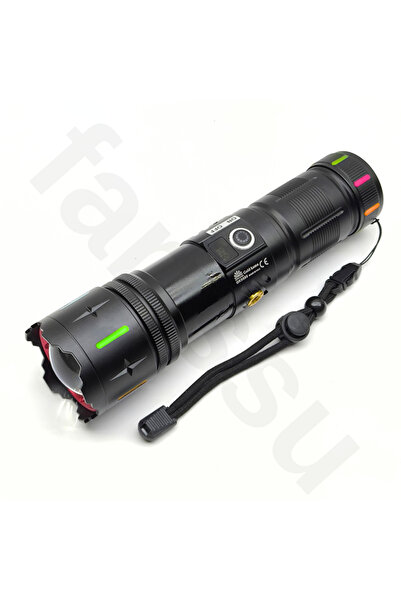 farissu Gold Kama GK9589 Lazer Silindir El Feneri - 10000 Lümen + Extra 38650...