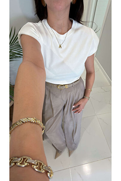 BİRCANÇİL Md Dios White Padded T-Shirt