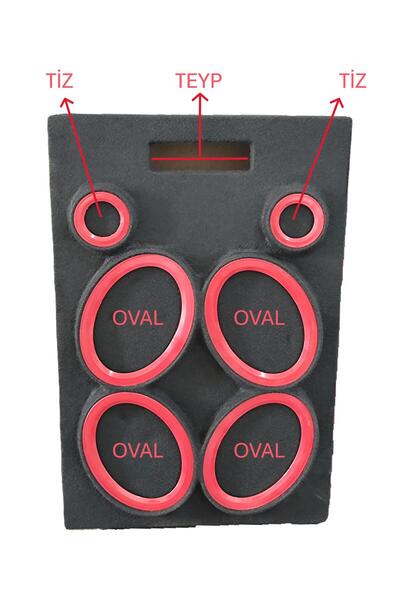 Kayseri Pandizot MÜZİK SETİ&DOLABI (4xOVAL+2x10cm ve teyp yeri) BOŞ HOPARLÖRSÜZ