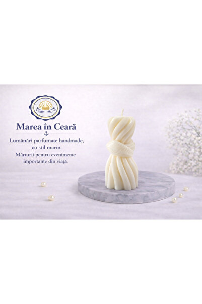 marea in ceara Lumânare decorativă Sirenă – stil marin, handmade | Marea în C...