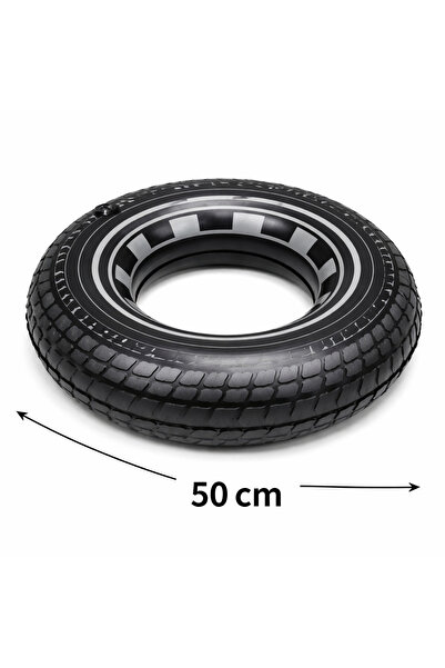 Miro Toys Large Size Inflatable Bagel 50 cm |   Adult Sea & Pool Ring Rubber ...