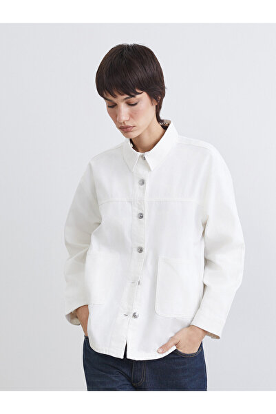 LC Waikiki Oversize Women's Denim Look Overshirt