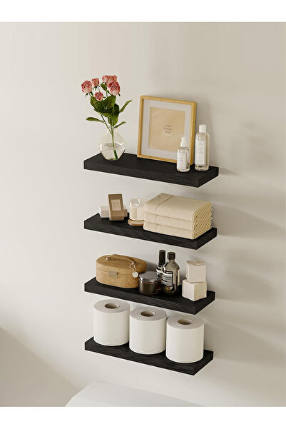 Cookware Bargain Shop مجموعة من 3 قطع من الرفوف العائمة لديكور الجدران، رفوف ...