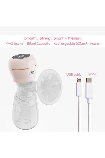 Cute n Cuddle Hands-Free Electric Breast Pump With Baby Changing Mats - Blue