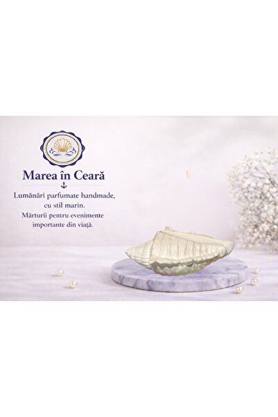 marea in ceara Recipient handmade în formă de scoică – liniștea mării în casa ta