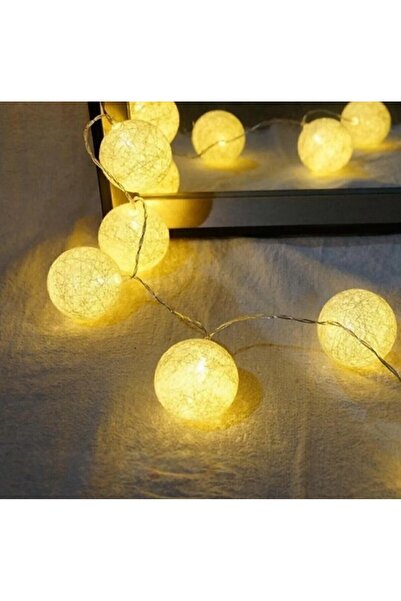 Genel Markalar Top Led Oda Süsleme Işıklı Top Aydınlatma 1,5 Metre