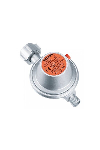 gök Gas pressure regulator with safety valve for cylinder Germany model 50 mbar
