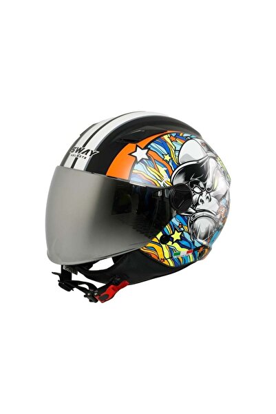 Sway SW 765 Kong Black Kask - MotoDede