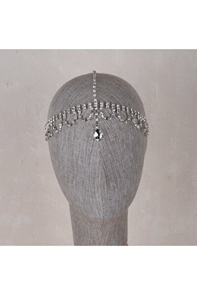 ESPEREST إكسسوار شعر للعروس مرصع بالأحجار الكريستالية مع تفاصيل حجرية متدلية ...