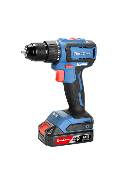 Dong Cheng DCJZ204013 Çift Akülü Şarjlı Matkap 20 Volt / DCJZ204013