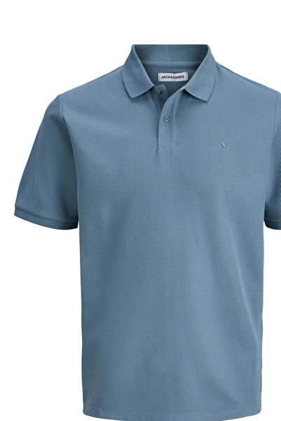 Jack & Jones Plus جايك آند جونز بلس بولو أزرق للرجال 12274980