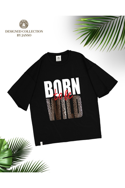 ZAVIXO ΓΥΝΑΙΚΕΙΟ Μπλουζάκι με στάμπα σε μεγάλο μέγεθος, 100% βαμβάκι |   Άνετ...