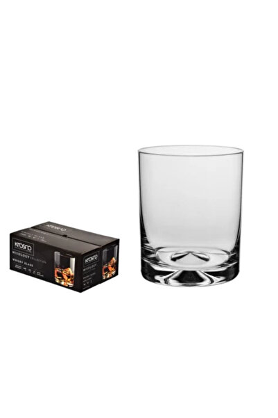 JollyMag Set of 6 Whisky Glasses, 260 ml, Transparent Glass, JollyMag, KRO 8919